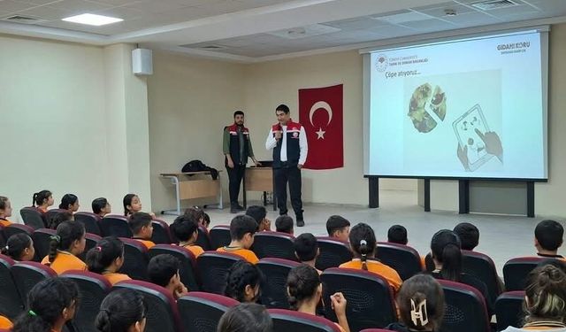 Hatay'da öğrencilere gıda israfına karşı farkındalık eğitimi verildi