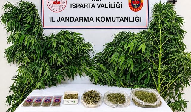 Isparta'da uyuşturucu operasyonlarında 62 şüpheli yakalandı