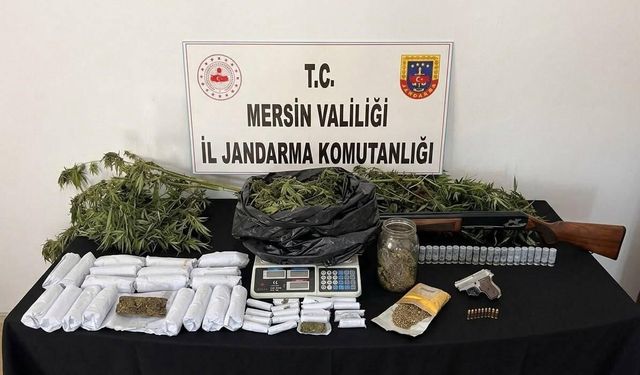 Mersin'de uyuşturucu operasyonlarında 4 şüpheli tutuklandı