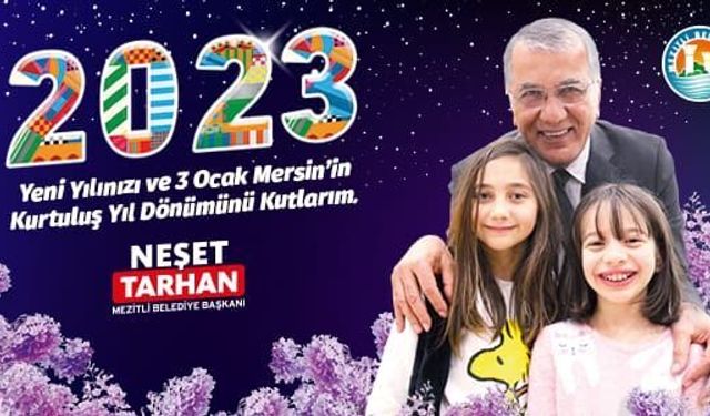 Mezitli Belediyesi 2023 Yeni yıl Mesajı