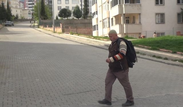 Emekli vatandaş Cumhurbaşkanı’na destek için  Ankara’ya yürüyor
