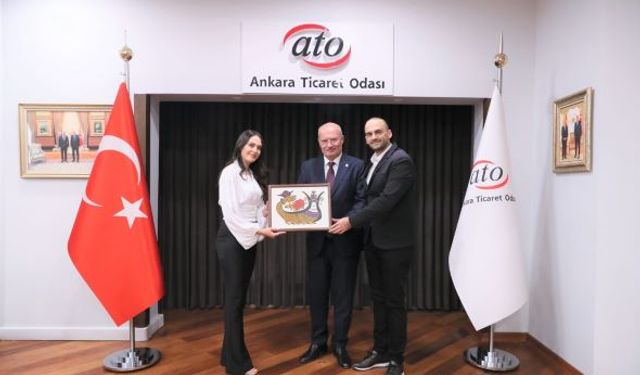 Ankara Ticaret Odası Başkanı Gürsel Baran, Özbozkurt ile Yeşilkuş’u Konuk Etti