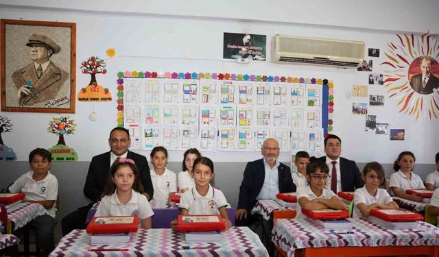 Başkan Yılmaz öğrencilerle birlikte İlköğretim Haftasını kutladı

