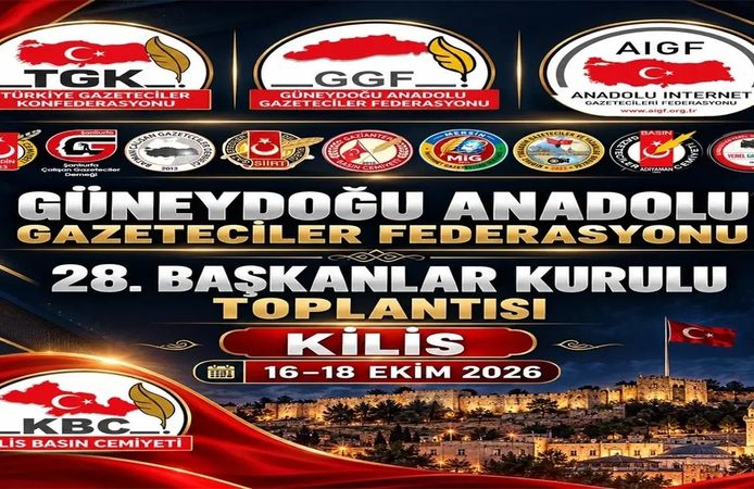 Kilis’te 28. Başkanlar Kurulu buluşması