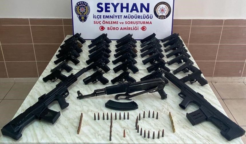 55 ruhsatsız silah ele geçirildi