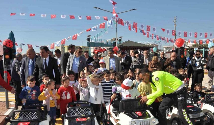 Silifke’de çocuklar için trafik eğitim parkı açıldı