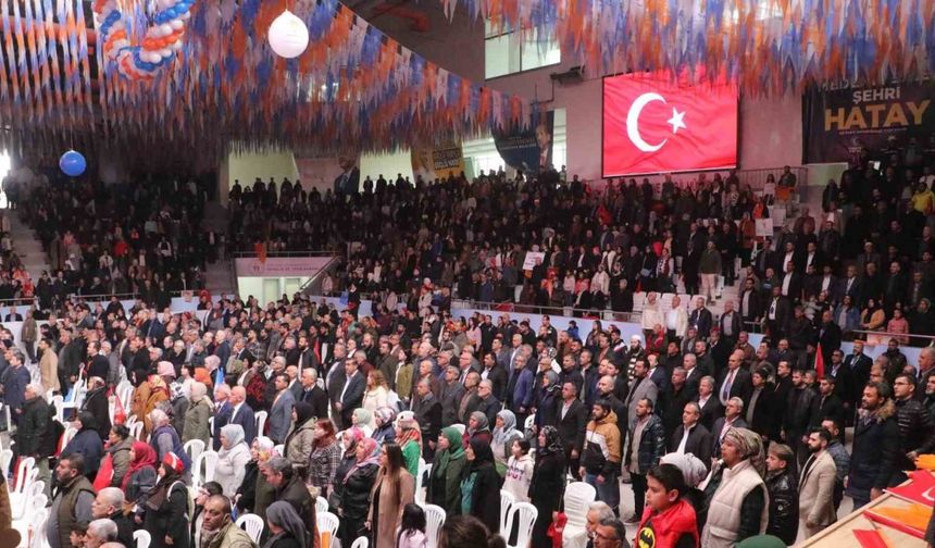 AK Parti Hatay 8. Olağan İl Kongresi gerçekleştirildi