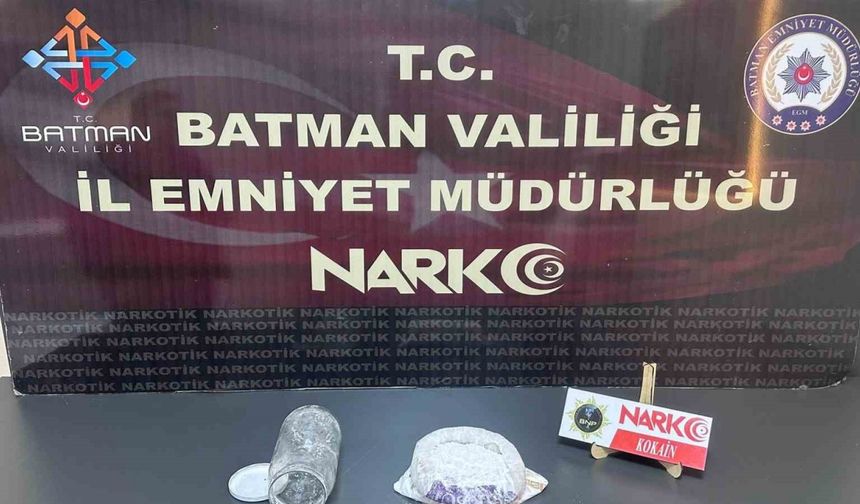 Batman’da üzerinde uyuşturucu yakalanan yolcu tutuklandı