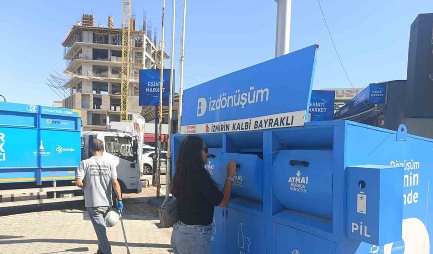 Bayraklı’dan geri dönüşüme 1 yılda 650 ton atık