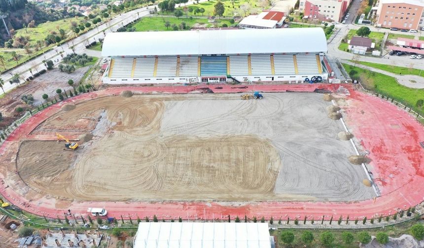 Binali Yıldırım Stadyumu’nda yenileme çalışmaları devam ediyor