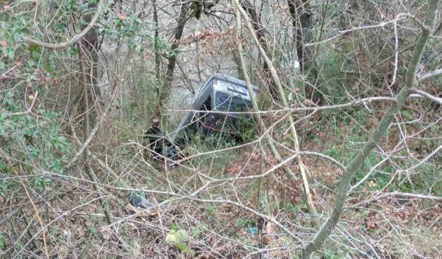 Kastamonu’da Fiat-Tofaş marka otomobil, 20 metre şarampole yuvarlandı, sürücüsü yaralandı