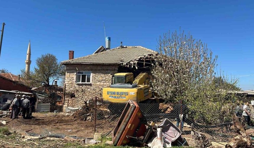 Konya’da ev yangını