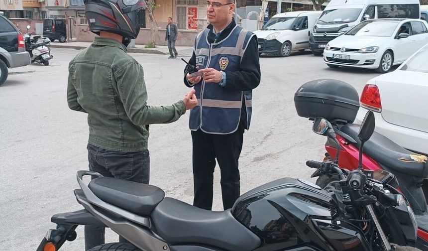 Manisa’da 33 motosiklet trafikten men edildi