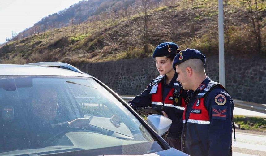 Ordu’da jandarma 1 haftada 43 bin kişiyi sorguladı