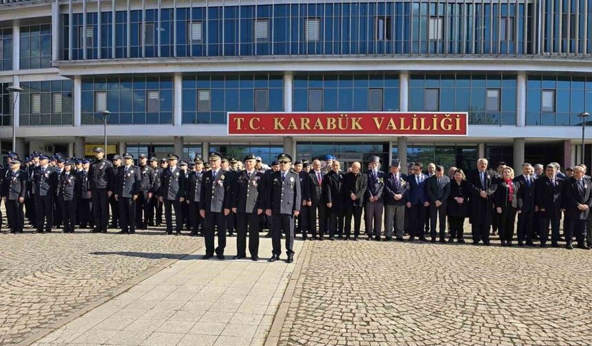 Türk Polis Teşkilatı’nın 180. Yılı Karabük’te törenle kutlandı