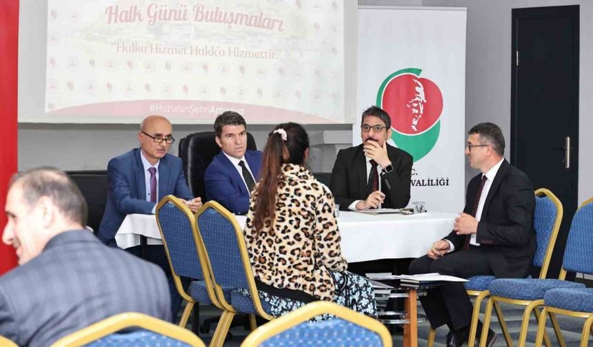 Amasya’da hamile kadın resmi nikah için halk gününe başvurdu
