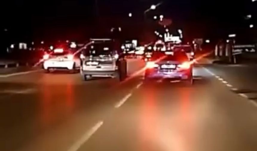 Bursa’da tehlikeli makas kamerada