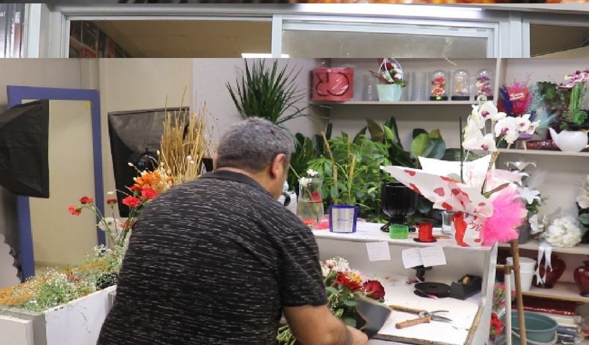 Çiçekçilerde yoğunluk yaşandı
