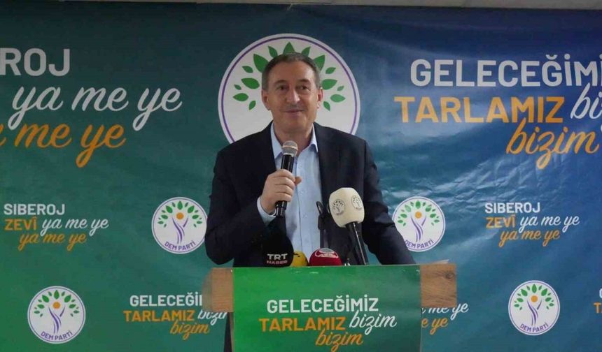 DEM Parti Eş Genel Başkanı Bakırhan: "Türkiye önümüzdeki günlerde barışın kapısını aralayacak"