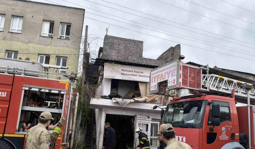 Dörtyol’da korkutan yangın