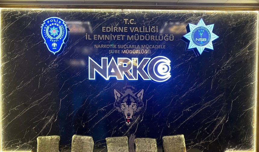 Edirne’de uyuşturucu operasyonu: Tırda 13 kilo skunk ele geçirildi