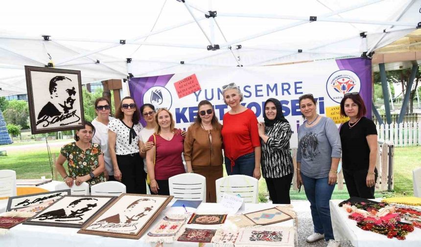 El emeği göz nuru ürünler Atatürk Kent Parkı’nda satışta