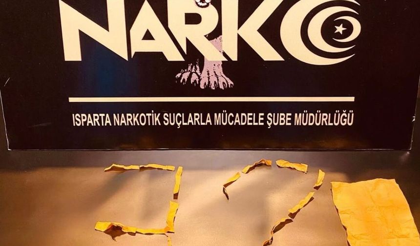 Isparta’da uyuşturucu operasyonu: 2 gözaltı