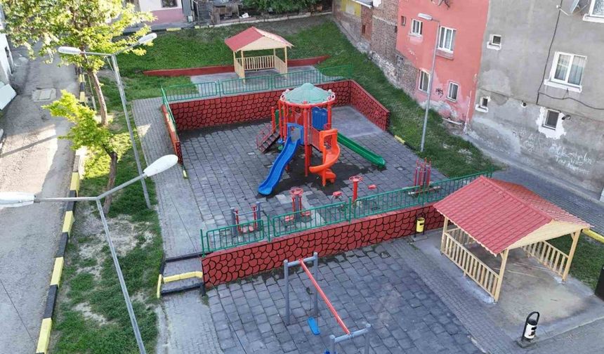 Karabük’te parklar modernize ediliyor