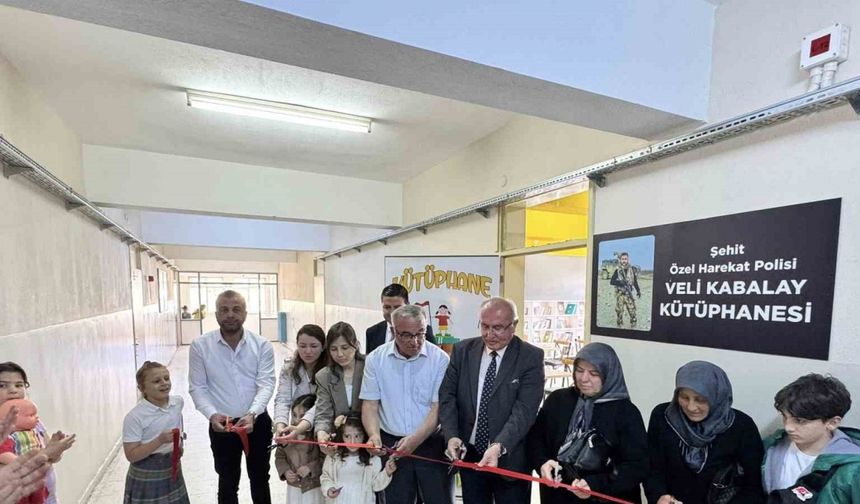 Karacasu’da Şehit Veli Kabalay Kütüphanesi açıldı