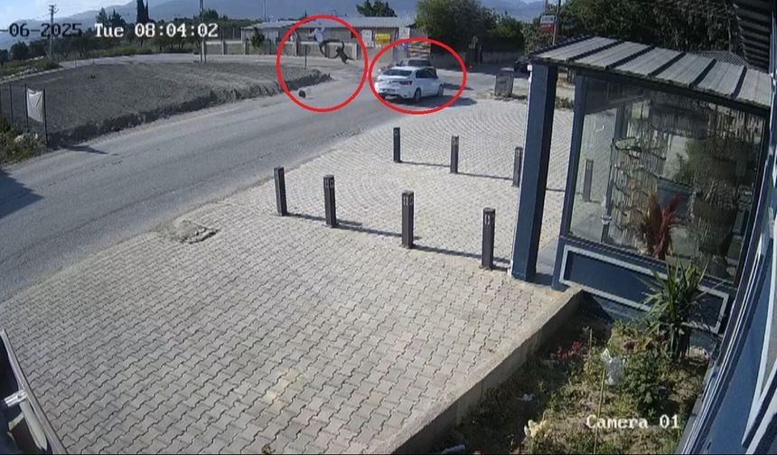 Kazada metrelerce havaya uçtular