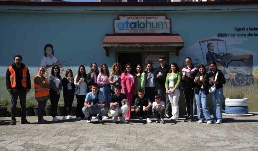 Makedonyalı öğrenciler, Ata Tohum Merkezi’nde