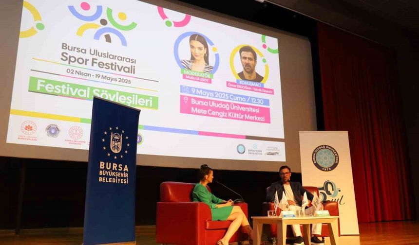 Ömer Erdoğan, Bursa Uluslararası Spor Festivali’nin konuğu oldu