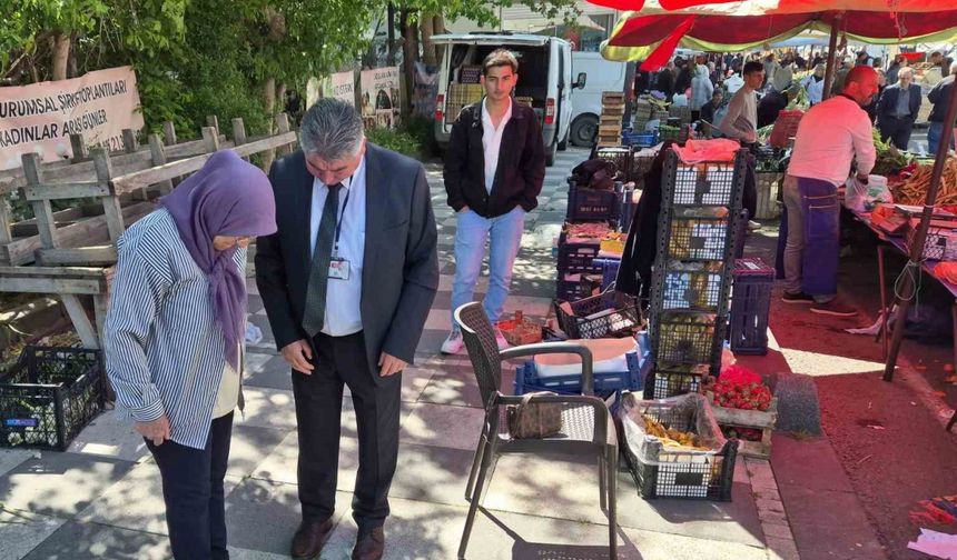 Pazarda boy-kilo sürprizi: Hem şaşırttı hem güldürdü