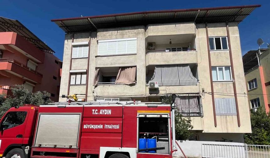 Prizde unutulan ütü, yangına neden oldu