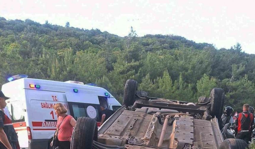 Sakar rampasında kaza