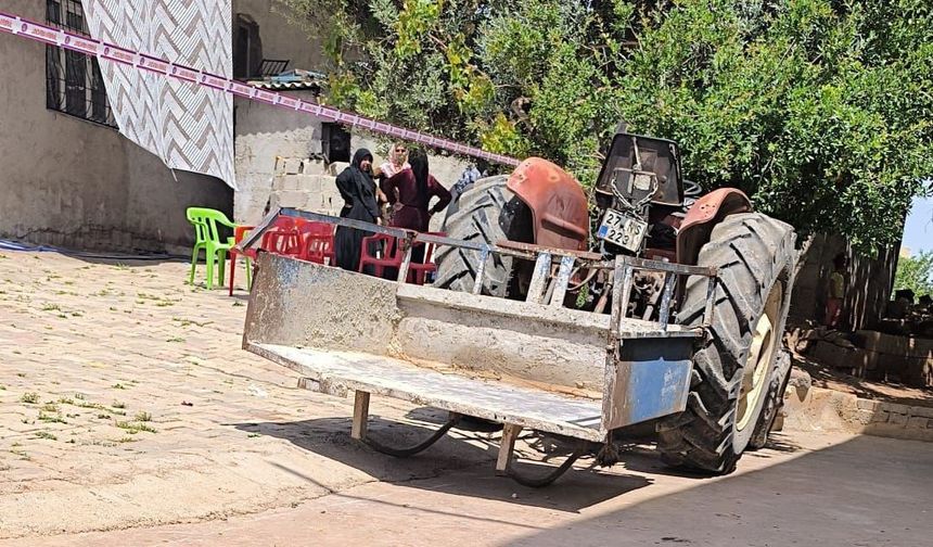 Şanlıurfa’da feci olay: Traktörü hareket ettiren 2 yaşındaki çocuk, 1 yaşındaki kuzenini ezdi