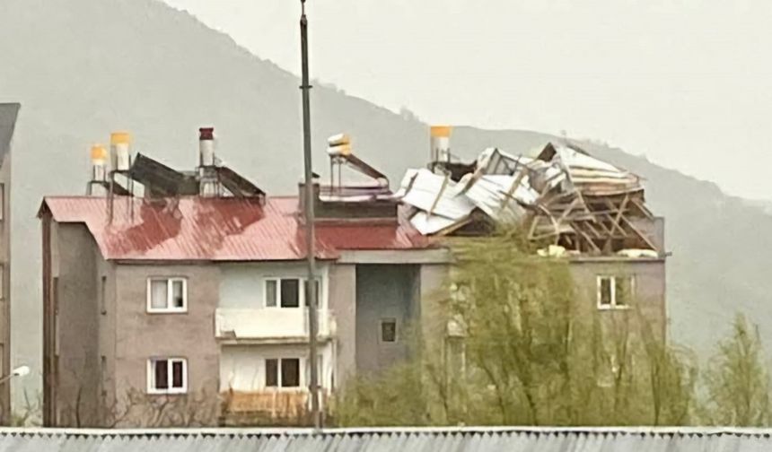 Tunceli’de fırtına nedeniyle hasar tespitine başlandı