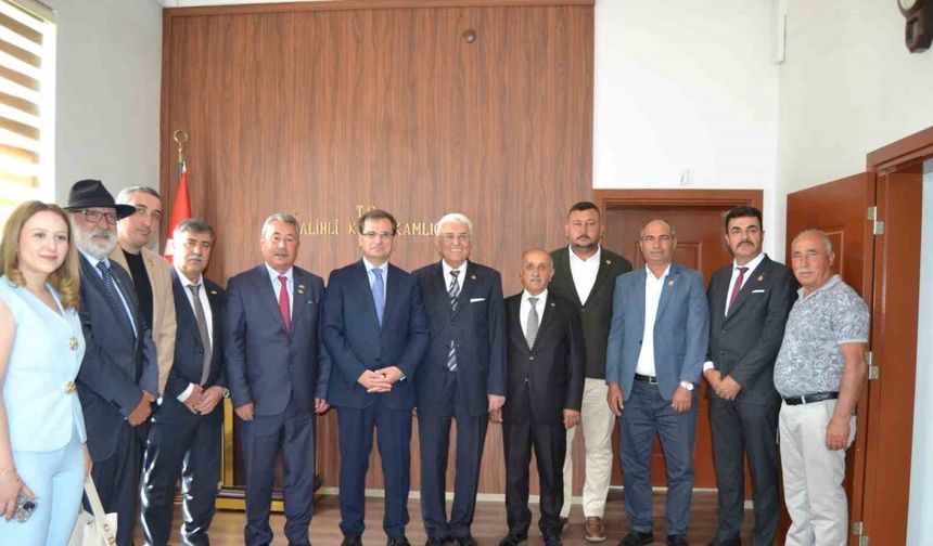 Türkiye Muhtarlar Federasyonu Genel Başkanı Salihli’de temaslarda bulundu