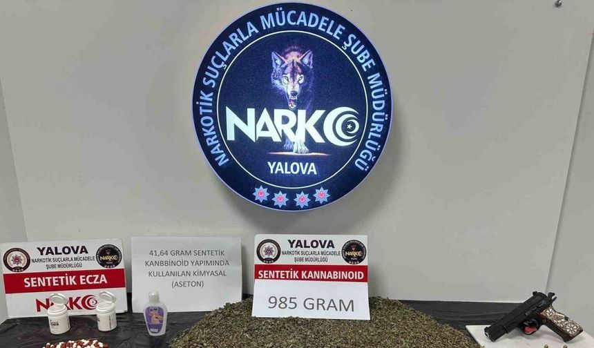 Yalova’da uyuşturucu operasyonunda 2 tutuklama