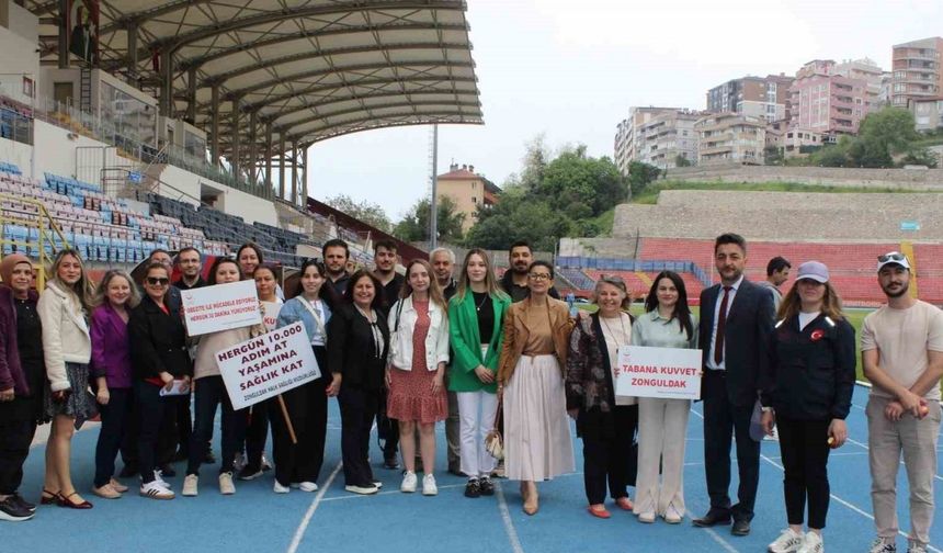 Zonguldak’ta "Sağlıklı ve hareketli yaşama merhaba" yürüyüşü düzenlendi
