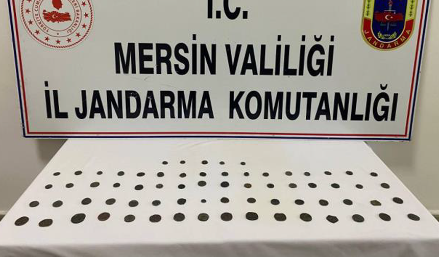Mersin'de Tarihi Eser Kaçakçılığına Jandarma Operasyonu