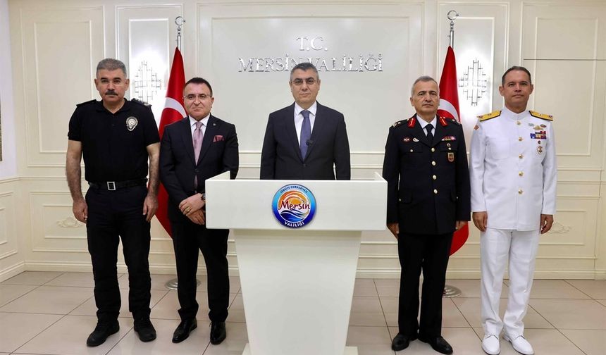 Mersin’de suç oranlarında düşüş: Terörle mücadelede 81 tutuklama