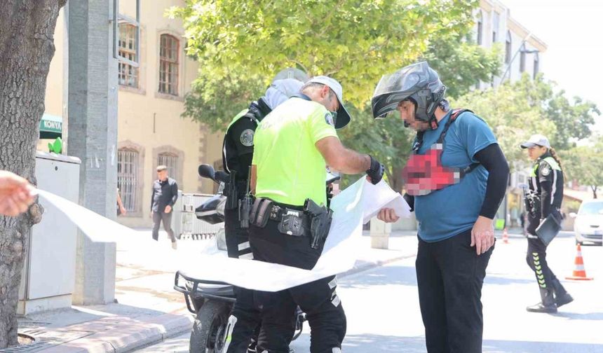 3 metrelik dekontla ’motosikletin borcu yok’ savunması