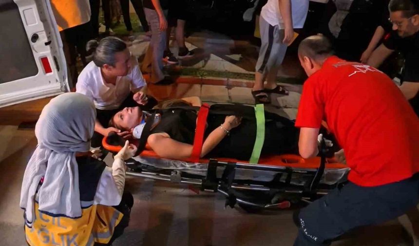 Aksaray’da 2 otomobil çarpıştı: 1 yaralı