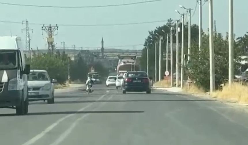 Motosiklet sürücüsü ölüme davetiye çıkarttı