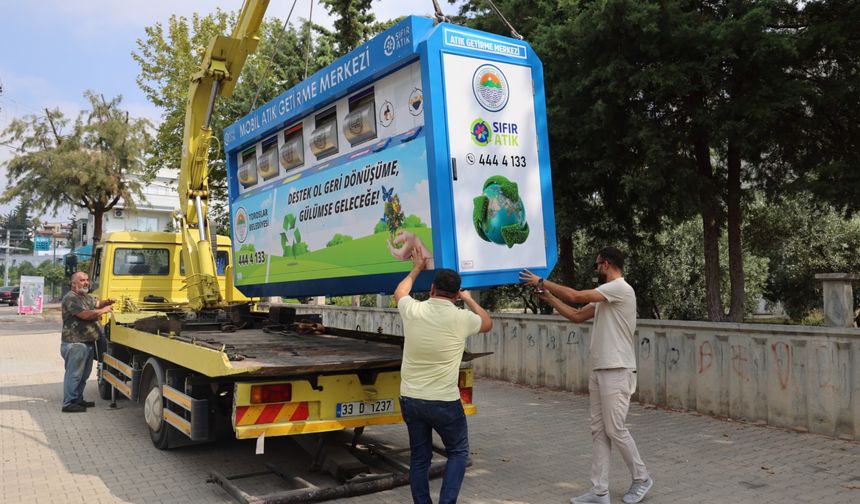 Toroslar'da Mobil Atık Merkezleri Devrede