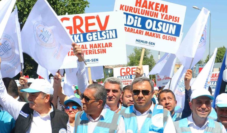 Memur-Sen’den toplu sözleşme eylemi