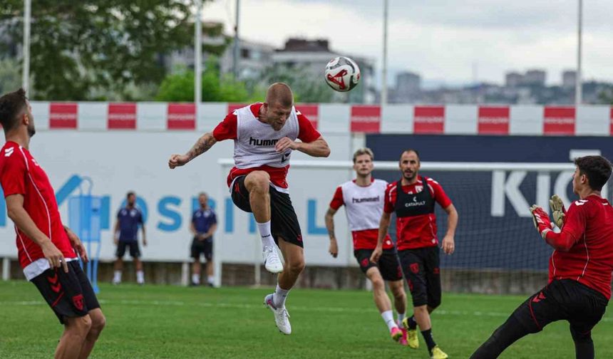 Samsunspor, Panathinaikos maçı hazırlıklarını sürdürdü