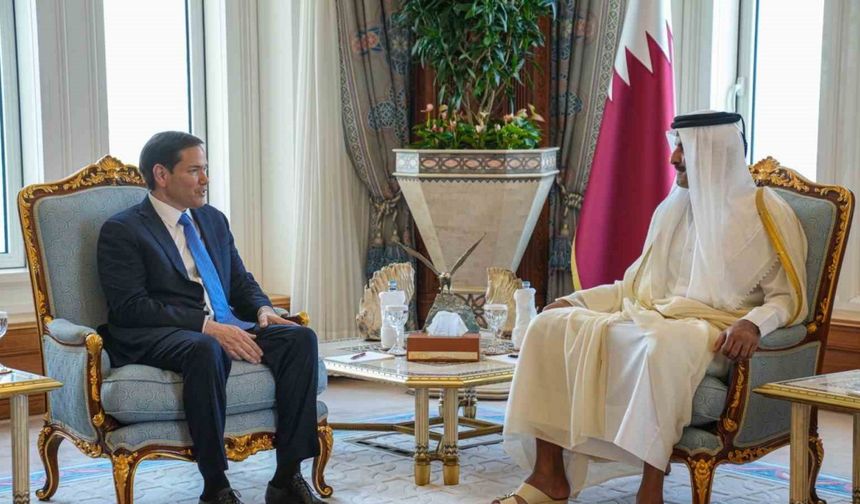 ABD Dışişleri Bakanı Rubio, Katar Emiri Al-Thani ile bir araya geldi