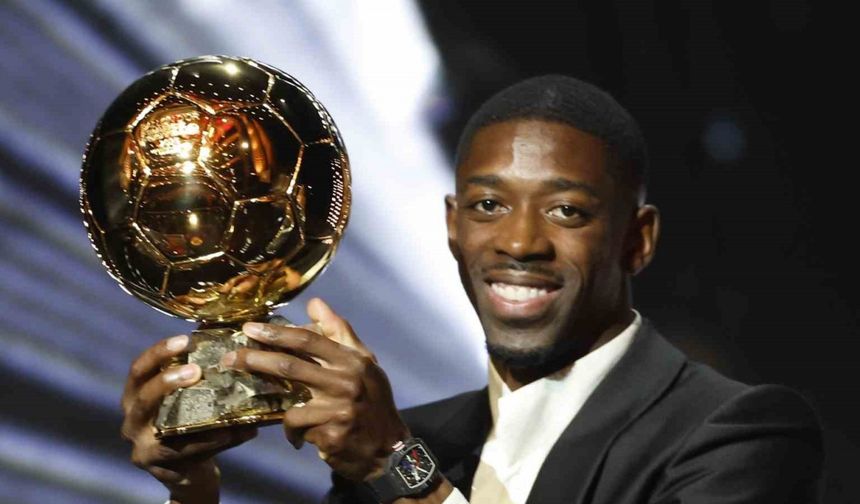 Altın top ödülünü Dembele kazandı